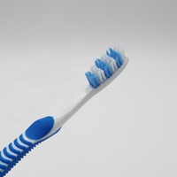 Brosse à dents pour adultes à poils moyens antidérapante, personnalisable, vente en gros, paquets de brosses à dents