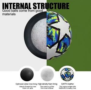 Équipement de football directement de l'usine, ballon de football d'entraînement, ballon de football thermocollé, taille professionnelle 5 pour la pratique quotidienne et l'entraînement - Product Image 6