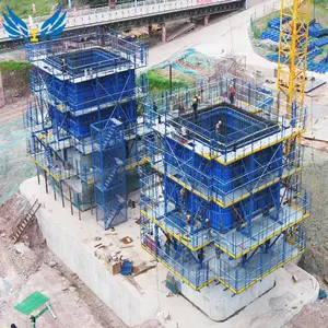 China Lianggong Manufacture Reusable Steel Formwork For Wall/Column/Bridge Concrete Construction