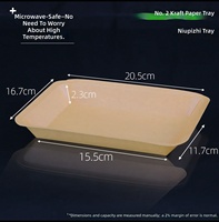 Conteneur alimentaire en papier rectangulaire pliable, écologique, à bas prix, pour la vente en gros, compostable, biodégradable, naturel, pour salades