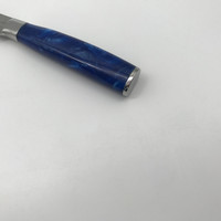 3,5 inch laser Damascus staal keukenmes voor het schillen van fruit met hars handvat