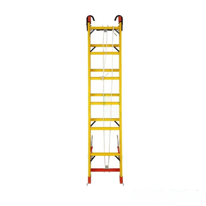 Échelle télescopique isolée en fibre de verre haute résistance et flexible, avec tailles personnalisables pour la lutte contre les incendies et la sécurité électrique - Product Image 3