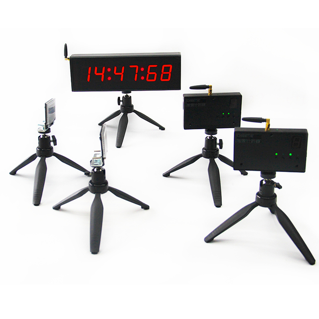 Laser Timer Rechargeable Race Timer Waterproof Timing System for Track and Field