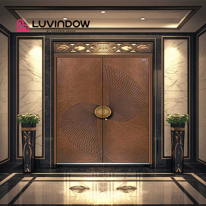 Classic Design Luxury Main Entrance Front Door Design Aluminum Entry ...