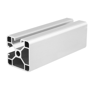 Cấu hình nhôm 4040 N2 hai mặt mở mặt phẳng 2 khe cấu trúc đùn Bạc Anodized khung cho đường ray tuyến tính - Product Image 5