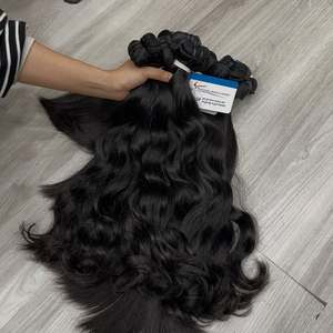 Extensiones de Cabello Humano Vietnamita Premium, Trama Doble a Máquina, Listas para Enviar, Onduladas Naturales - Product Image 2