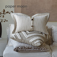 Housse de coussin en velours Wabi Sabi de luxe, motif girafe en relief, coussin décoratif pour canapé, salle d'exposition, décoration intérieure