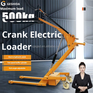 Transpaleta eléctrica de 1,7 metros/500 kg, gran oferta, carretilla elevadora eléctrica, camión de descarga, Mini elevador popular portátil eléctrico montado - Product Image 4