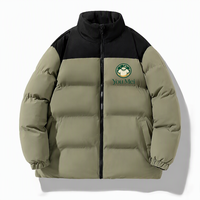 Nouvelle veste en coton pour homme YZ - Imperméable, coupe-vent, isolée au graphène, épaisse, col montant, manteau d'hiver pour homme