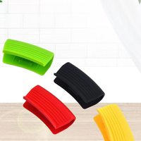 Protège-poignées antidérapants et anti-brûlure en silicone résistant à la chaleur pour casseroles et ustensiles de cuisine