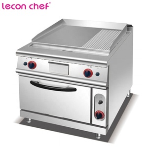 Equipo de Cocina Comercial para Restaurantes, Cocina Eléctrica/a Gas de Seis Placas Calientes, Horno de Acero Inoxidable, Niveles de Potencia Ajustables - Product Image 2
