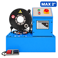 Presse à flexibles hydrauliques avec mode automatique et manuel, moteur 4 kW pour bulldozer, niveleuse et flexibles hydrauliques