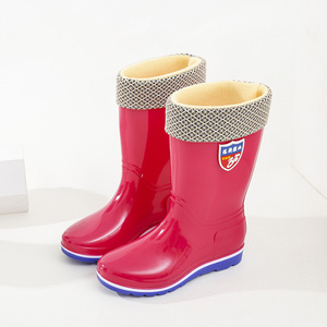 Bottes de pluie épaisses d'hiver pour femmes, chaussures de travail d'extérieur imperméables pour la cuisine, chaussures de nettoyage en caoutchouc, bottes imperméables - Product Image 5