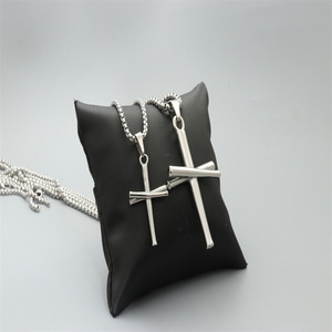 Stainless Steel <b>Cross</b> Pendant Necklace Unisex Gift Fashion Jewelry - Product Image 2