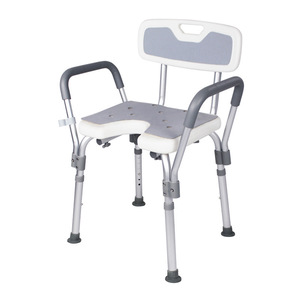 Chaise de douche en alliage d'aluminium, siège en forme de U, équipement de sécurité antidérapant pour salle de bain, pour personnes âgées et femmes enceintes - Product Image 5
