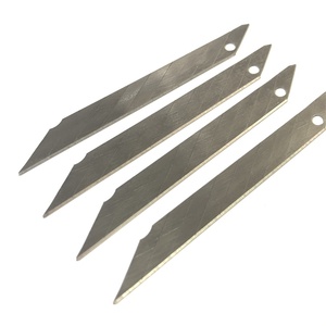Set di 10 Lame in Acciaio 3cr13 ad Alta Precisione, Personalizzabili OEM, con Tre Fori per Macchina Taglia Cinghie in Gomma, per Coltelli Bowie - Product Image 4