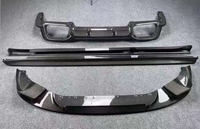 Kit carrosserie complet en fibre de carbone haute qualité style 3D, comprenant spoiler avant, jupes latérales, diffuseur arrière et pare-chocs pour BMW X3M F97 X4M F98