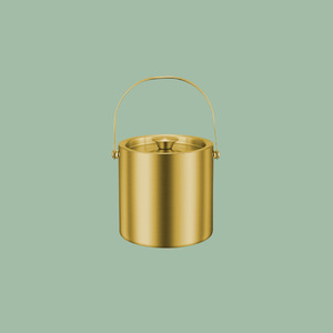 Cubo <span class=keywords><strong>de</strong></span> <span class=keywords><strong>Hielo</strong></span> <span class=keywords><strong>de</strong></span> Acero Inoxidable <span class=keywords><strong>de</strong></span> 3 Litros con Tapa, Aislado, para Bar, Fiestas, Enfriar Vino y Champán - Product Image 1