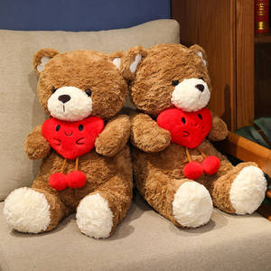 All'ingrosso carino Love Bear peluche animali di peluche decorazione per la casa di san valentino regalo di peluche con cuore bambola - Product Image 5