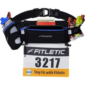 Ceinture de course avec porte-bouteille et poche pour téléphone - Échantillon gratuit - Ceinture d'hydratation polyvalente pour hommes et femmes - Product Image 2