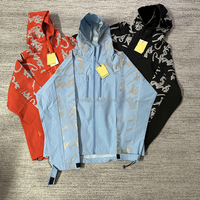 Veste de sport pour homme OEM en cuir avec impression en relief, séchage rapide, décontractée, élégante, mode streetwear, marque Europe & États-Unis