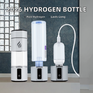 New 2026 <b>FLASK</b> <b>Electric</b> Plastic Hydrogen <b>Water</b> Bottle 5000PPB SPE PEM Vortex Electrolysis BPA Free for Travel Home Gym Use - Product Image 2