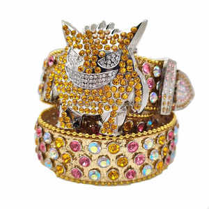 <span class=keywords><strong>Ceinture</strong></span> Western “Monstres” en Strass pour Halloween, Goblins, Hommes et Femmes, <span class=keywords><strong>Ceinture</strong></span> de Cowboy en Cuir Cristal, <span class=keywords><strong>Ceinture</strong></span> <span class=keywords><strong>BB</strong></span> <span class=keywords><strong>Simon</strong></span> Diamant - Product Image 4