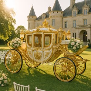 Porte-numéro de table design pour mariage en extérieur, carrosse royal électrique de luxe avec 4 à 6 sièges - Product Image 5