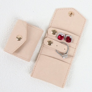 Women's Luxury Portable Travel Jewelry Organizer Pouch with Lock Mini <b>Case</b> for <b>Earrings</b> and Bracelets Storage - Product Image 4