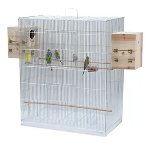 Kinghotpet Fancy Pet Cage Parrot Pigeon Cages Bird Feeding Cages with breeding folding bird house