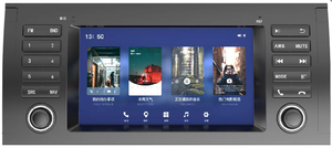 Lecteur vidéo de voiture 2 Din 7 pouces pour <span class=keywords><strong>BMW</strong></span> X5 E39 1995-2007 avec Carplay Android Auto GPS Navigation WiFi+4G BT Head Unit - Product Image 2