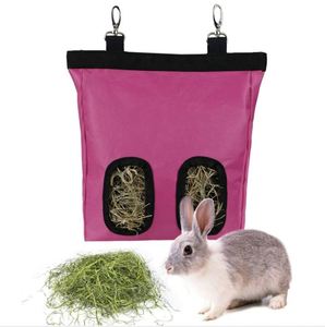 Muestra Gratis: Bolsa para Heno de Conejo, Almacenamiento de Heno para Cobayas, Comedero Colgante para Heno para Animales Pequeños, Tamaño Grande, Oxford 600D - Product Image 4