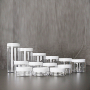 Tarros de Plástico para Almacenamiento, Tarros de Plástico Cosméticos de Boca Ancha, Tarros para Mascotas <span class=keywords><strong>con</strong></span> Oferta Especial - Product Image 3