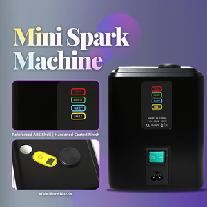 Máquina de Chispas Frías <span class=keywords><strong>Kimu</strong></span> Mini de 350W, Equipo Electrónico para DJ Multivoltaje, Efectos de Escenario, Control Remoto, Fuente de Chispas para Fiestas - Product Image 2
