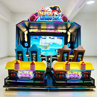 Console de jeu d'arcade pour quatre joueurs Super Robinson Adventure, jeu de tir, garantie 1 an
