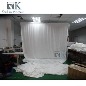 White Velvet Drapery Telescopic Pipe Sets Wedding Decor Pipe Drape - Product Image 2