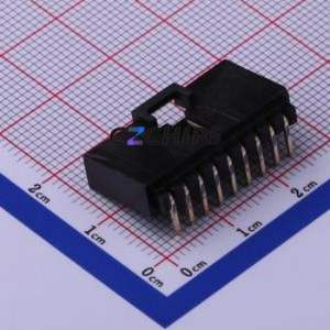 M2553R-09P Wire-to-Board Pin Header Bent Lead Through Hole,P=2.54mm Connector 1x9P 2.54mm Right Angle Insert 9P - Product Image 2