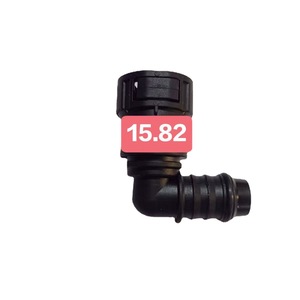 Connecteur rapide pour dirigeable Id14 15,82 mm pour conduites de carburant et d'urée, en plastique noir, coudé - Product Image 3