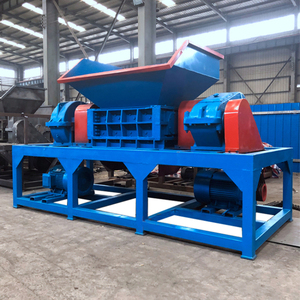 เครื่องย่อยยางแบบสองเพลา รุ่น 600 สำหรับโรงงาน  ใช้มอเตอร์และเครื่องยนต์  สายการผลิตสำหรับรีไซเคิลยางรถยนต์ - Product Image 1