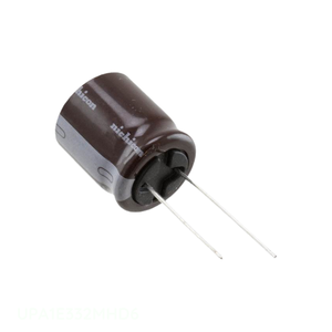 Distribuidor Autorizado, Condensador de Aluminio UPA1E332MHD6 de 3300 uF, 20%, 25V, Radial, de Orificio Pasante - Product Image 1