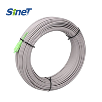 10M 15M 20M 30M 50M 100M cordon fibre optique intérieur extérieur 1 noyau G657A2 LC UPC connecteur SC FTTH cordon de raccordement 1310nm 1550nm