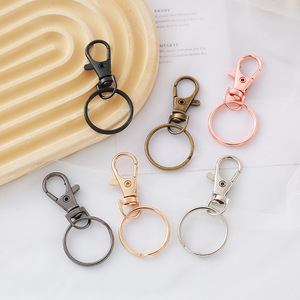 Llavero con cierre de langosta de 35mm, gancho de llavero de Metal de 25mm, accesorio de llavero a granel, colgante DIY, fabricación de joyas, llaveros giratorios de langosta - Product Image 2
