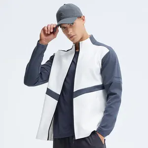 Sportswear Men Athletic Sport Jackets Men Custom Logo Autumn Lightweight Windbreaker Quick Dry Jacket Gym Running Jacket