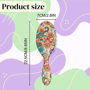 Cepillo Desenredante para el Cabello con Logotipo Personalizado al por Mayor, Cerdas UV, Impresión a Color, Cojín de Aire, Masaje y Cuidado Capilar - Product Image 2