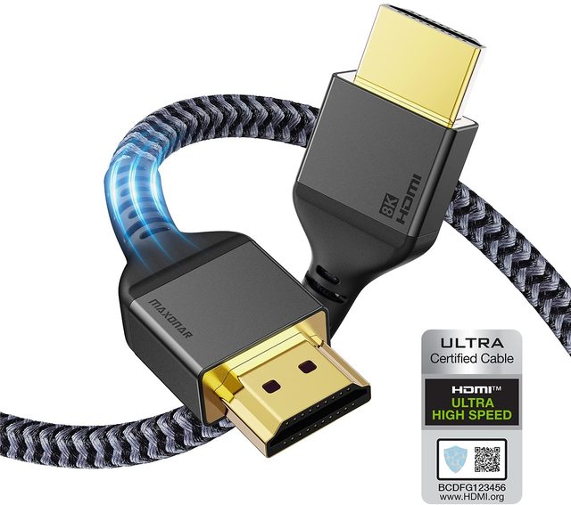Certified 8k hdmi 2.1 Cable Ultra HD 8k 4k HDTV 3D 4K 2160P HDR 120Hz 48Gbps HDCP 2.1