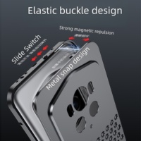 Nouveautés 2025 Étui de téléphone de luxe en alliage d'aluminium dissipant la chaleur, étanche, pour vivo Honor OnePlus, charge sans fil, appareil photo