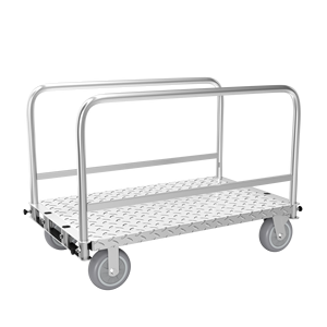 Chariot à main multifonctionnel 2 en 1 en acier, chariot à bras robuste, chariot à bras en bois - Product Image 1