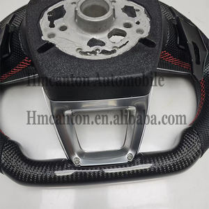 Volante de Coche de Cuero Perforado y Fibra de Carbono para Audi A3 A4 A5 A6L A8 Q5 Q7 Q8 TT B9, Productos Populares - Product Image 6