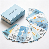 Tarjetas de Reflexión Diaria con Diseño Personalizado, Hechas de Cartón Reciclable, Ecológico y Sostenible, con Escrituras Bíblicas
