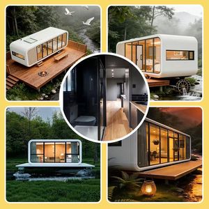 Maison Capsule Apple Modulaire Préfabriquée avec <span class=keywords><strong>Cuisine</strong></span> et Salle de Bain Complètes, Unité d'Hébergement de Loisirs pour Complexe Balnéaire en Bord de Lac - Product Image 4
